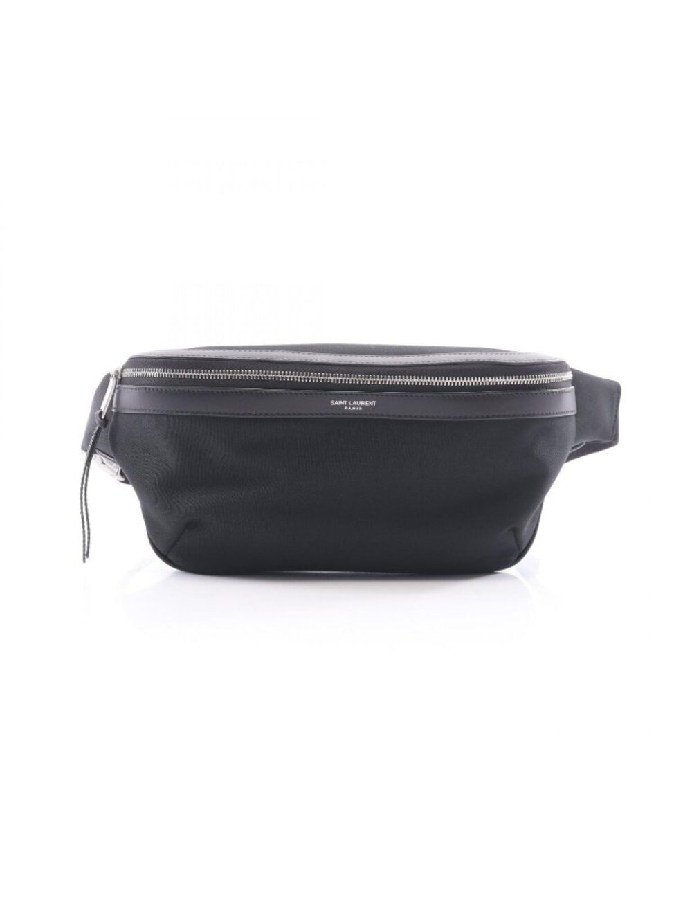 Saint Laurent Paris Waist Bag Canvas Leather